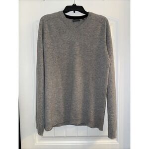 Pure Stuff 100% Cashmere Sweater Women's L Gray